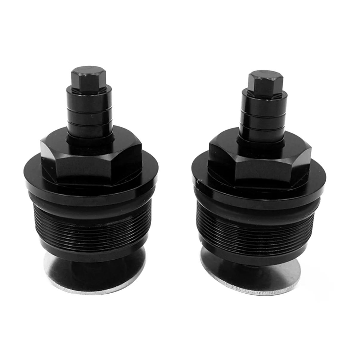 Motorcycle Shock Absorber Screw Decoration Front Fork Screw Cover for Suzuki GW250 DL250 GSX250R Black