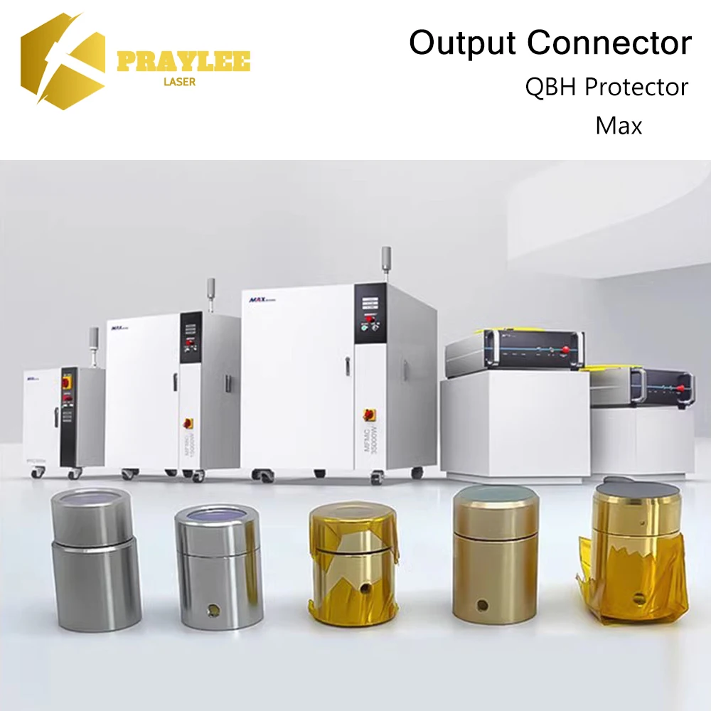 Imagem -04 - Praylee Fibra Laser Fonte Proteção Cap Fibra Óptica Cristal Max Saída Lente Conector de Proteção 1.5kw 3kw 6kw Qbh