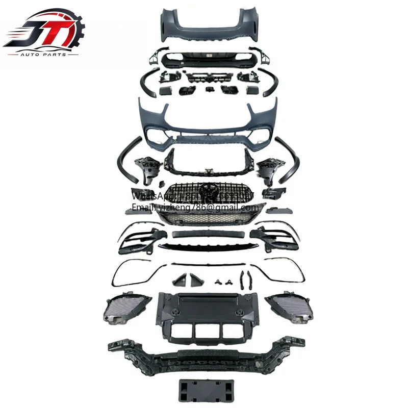 New style High Quality GLE Car Bumper Front Lip Rear Diffuser Body Kit 2020-2022 for Benz W167 GLE63 B
