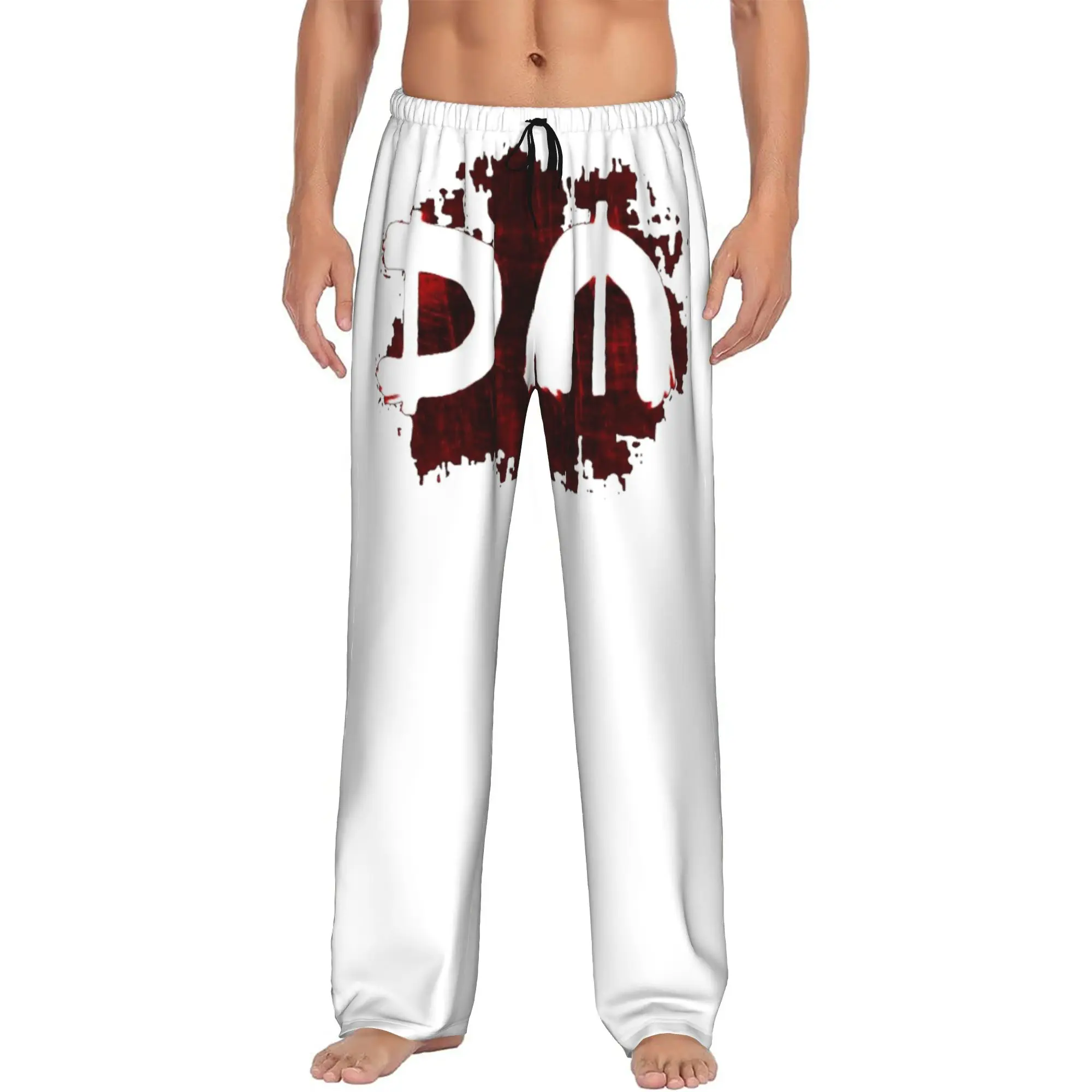 Custom Printed Depeches Cool Mode Pajama Pants Men DM Sleep Sleepwear Bottoms with Pockets
