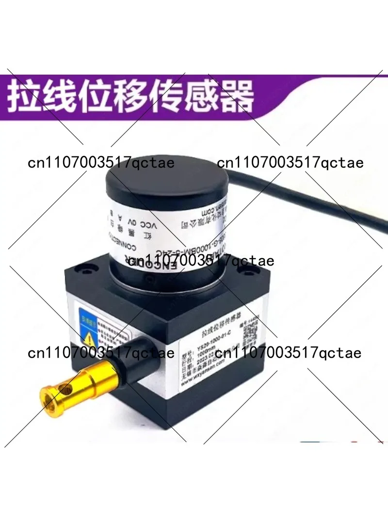 

Pull-Wire Displacement Sensor – Linear Encoder for Stroke & Position Feedback in Automation Systems