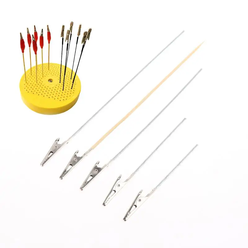 10Pcs/pack Wood Metal Painting Stand Alligator Clip Stick Modeling Tool For Airbrush Model 2x85/2x100/2x150/2x180/2.5x180mm view 4