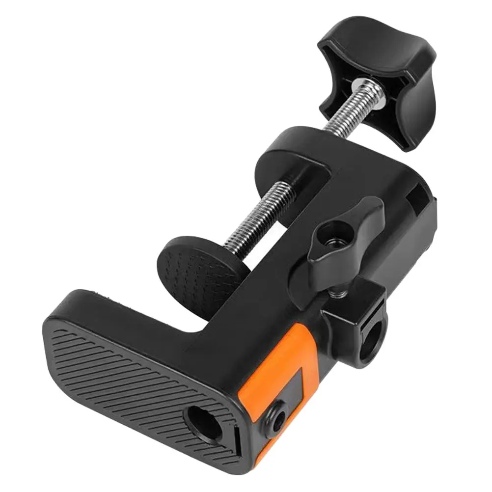 

Microphone Stand Base Clip Industrial Table Clamp Metal Desk for Desktop Bounce Iron Mount C-clamp