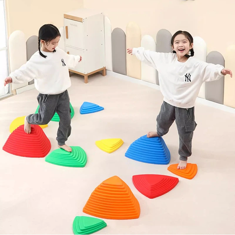 

Gentle Monster Stepping Stones For Kids,Balance Beam Eventsbalk Float Beam Stacking Stones Kindergarten Children's Education