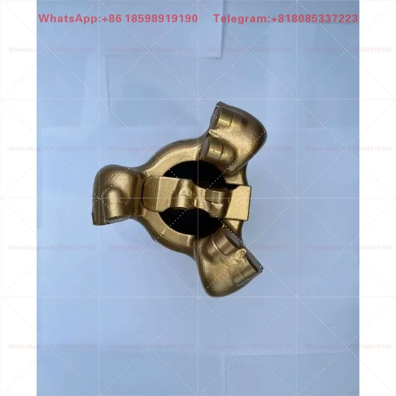 Mining Grade PDC Drill Bit PDC113 PDC133 Waterproof Three-Blade Concave Bit For Water Well Oil Gas Exploration Drilling