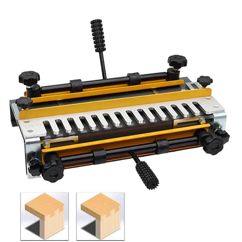 

New 300mm/12” Wood Dovetail Tenoner Woodworking Tool Dovetail Joints Half Straight Template Milling Template