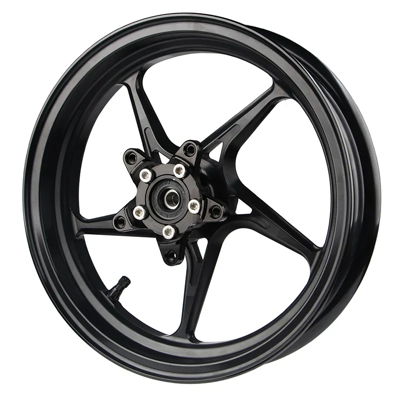 Five star aluminum alloy forged wheels suitable for the front steel ring 2.5 of Xiaoniu No. 9 motorcycle modification