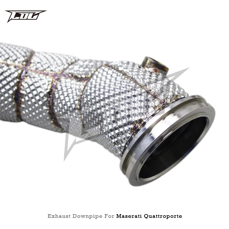 BSK Engine Turbos Catted Downpipe for  Quattroporte 3.0T 2013+ Stainless Steel  Pipe High Speed Car Exhaust System