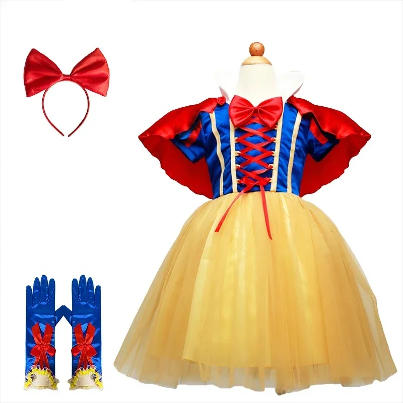 

Cosplay Snow White Costume For Girls Party Princess Dress Children's Tulle Dress Baby Girl Tutu Dress