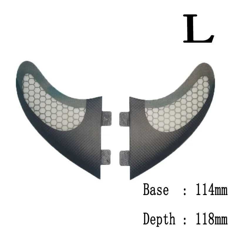 Twin Side Fins Multi-size Surfboard Fins Longboard Side Fin 2 Pcs Set Surf Board  Skimboard SUP Board Accessories