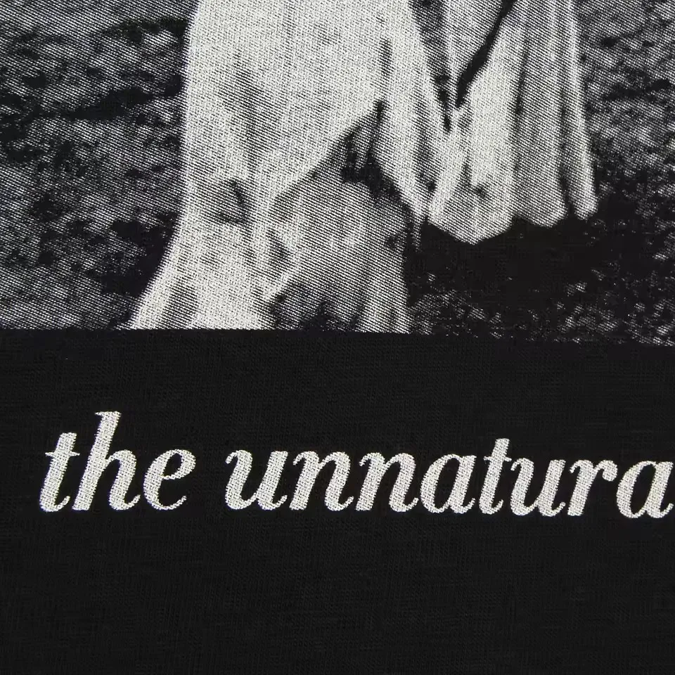 Hab ein schönes Leben ‎ T-Shirt The Unnatural World Shoegaze Goth Rock Band Black Emperor Baumwolle Kurzarm Y2k Herrenmode Shirts – Detail 11
