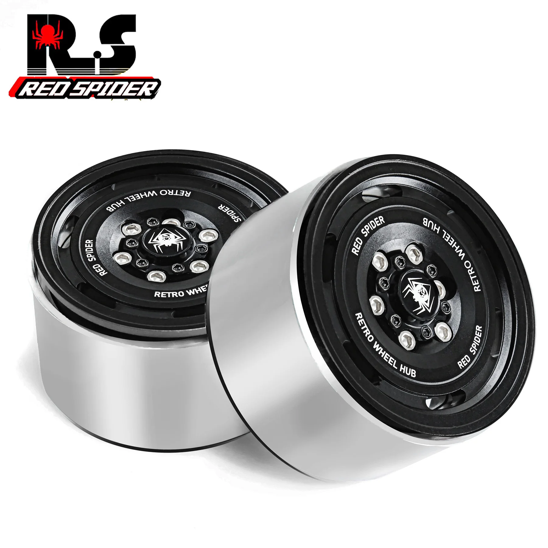 RC MOZA Negative OffSet Aluminum 1.9 Inch Wheel Rim 4PCS for 1/10 RC Crawler Car Axial SCX10 RR10 Wraith TRX4 TRX-6