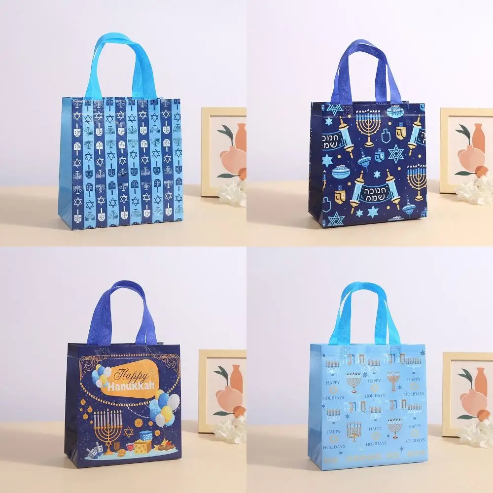 

Portable Non-woven Tote Bag Large Capacity Holiday Supplies Handbag Party Durable Packaging Bag