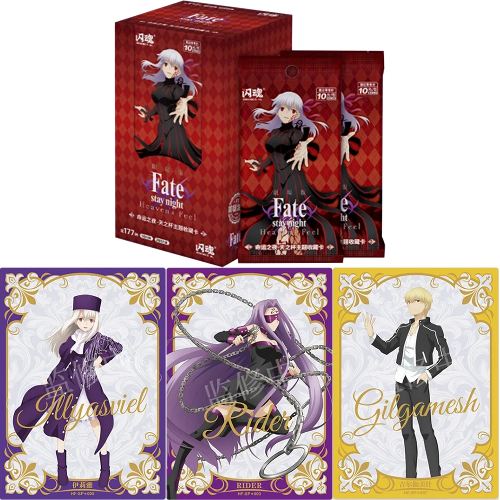 Genuine Fate Stay Night Card Celestial Cup Emiya Shirou Tohsaka Rin Altria Pendragon Anime Character Collection Cards Toy Gifts