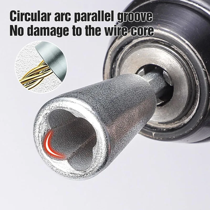 Imagem -05 - Fio Ferramenta de Torção para Eletricista Dispositivo de Cabo Conector Torcido Rapidamente Twister Drivers Power Drill Multi-ferramenta Artefato Pcs