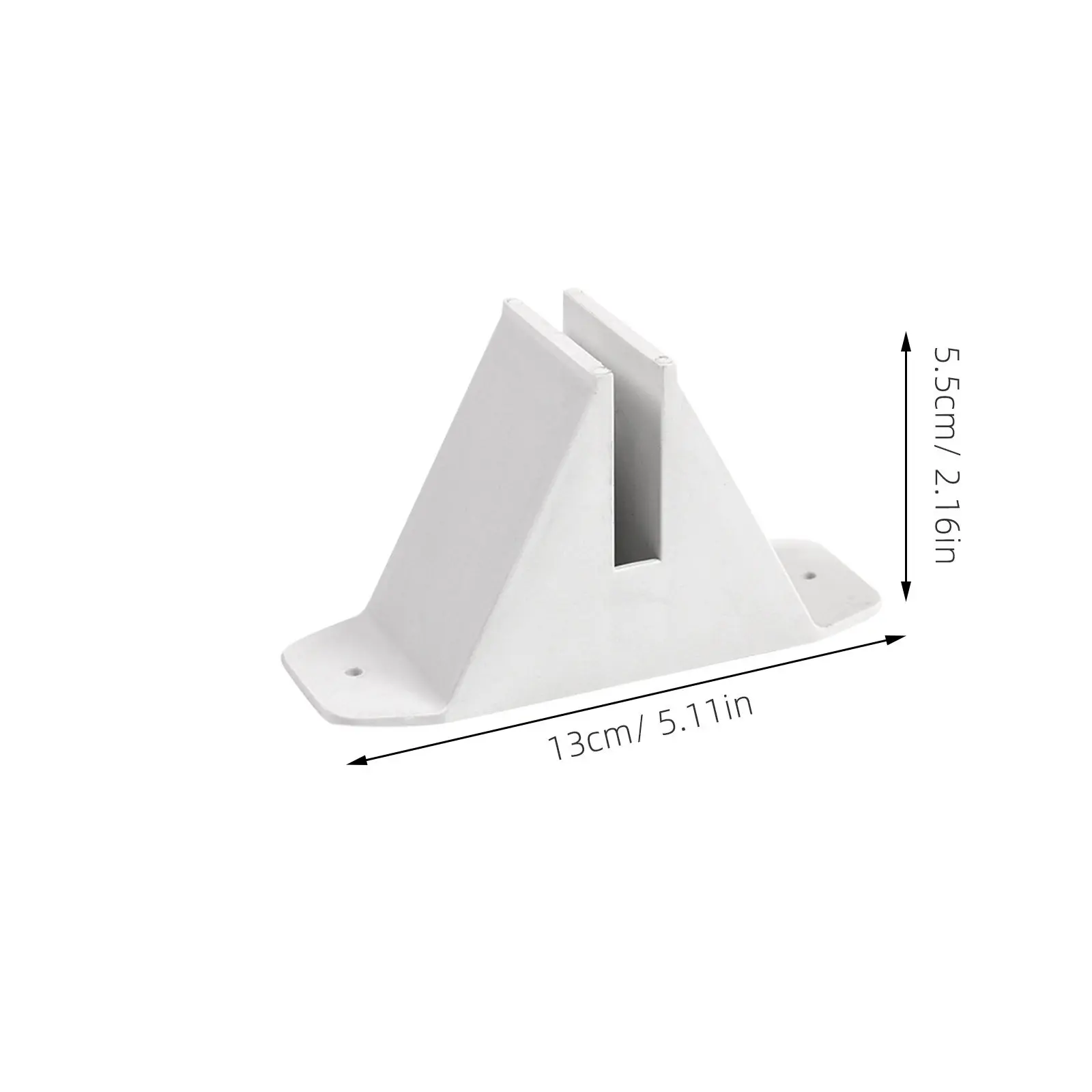 6Pcs Garden Fence Base Plastic Triangle Antitip Stand Easy Install Screen Panel Picket Fence Christmas Tree Holder