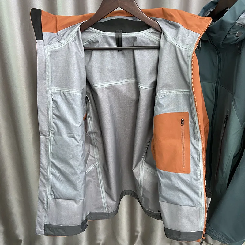 Waterproof and Breathable Single-layer Hooded Jacket. Suitable for Hiking and Camping Unisex -Do Not Machine Wash