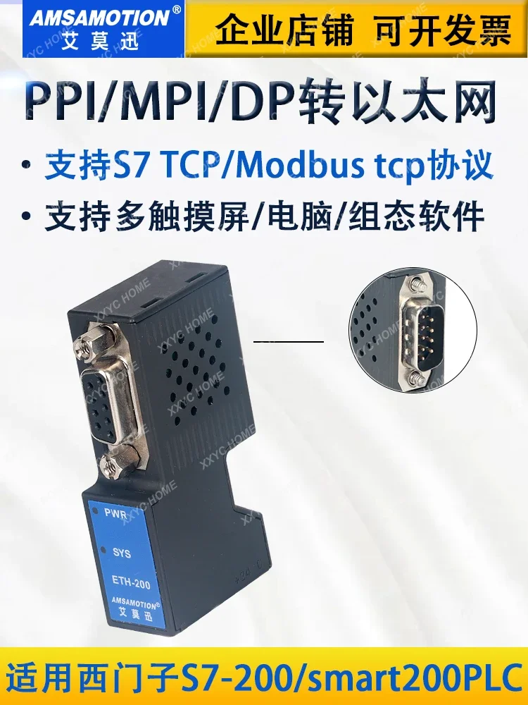 Compatible with S7-200/300 PLC ppi mpi dp to Ethernet communication expansion module