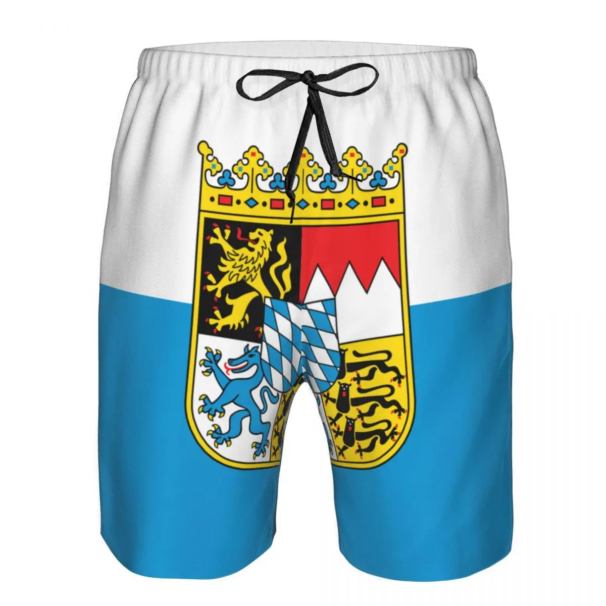 

Flag Of Bavaria State Quick Dry Swimming Shorts For Men Swimwear Man Swimsuit Swim Trunks Summer Bathing Beach Wear