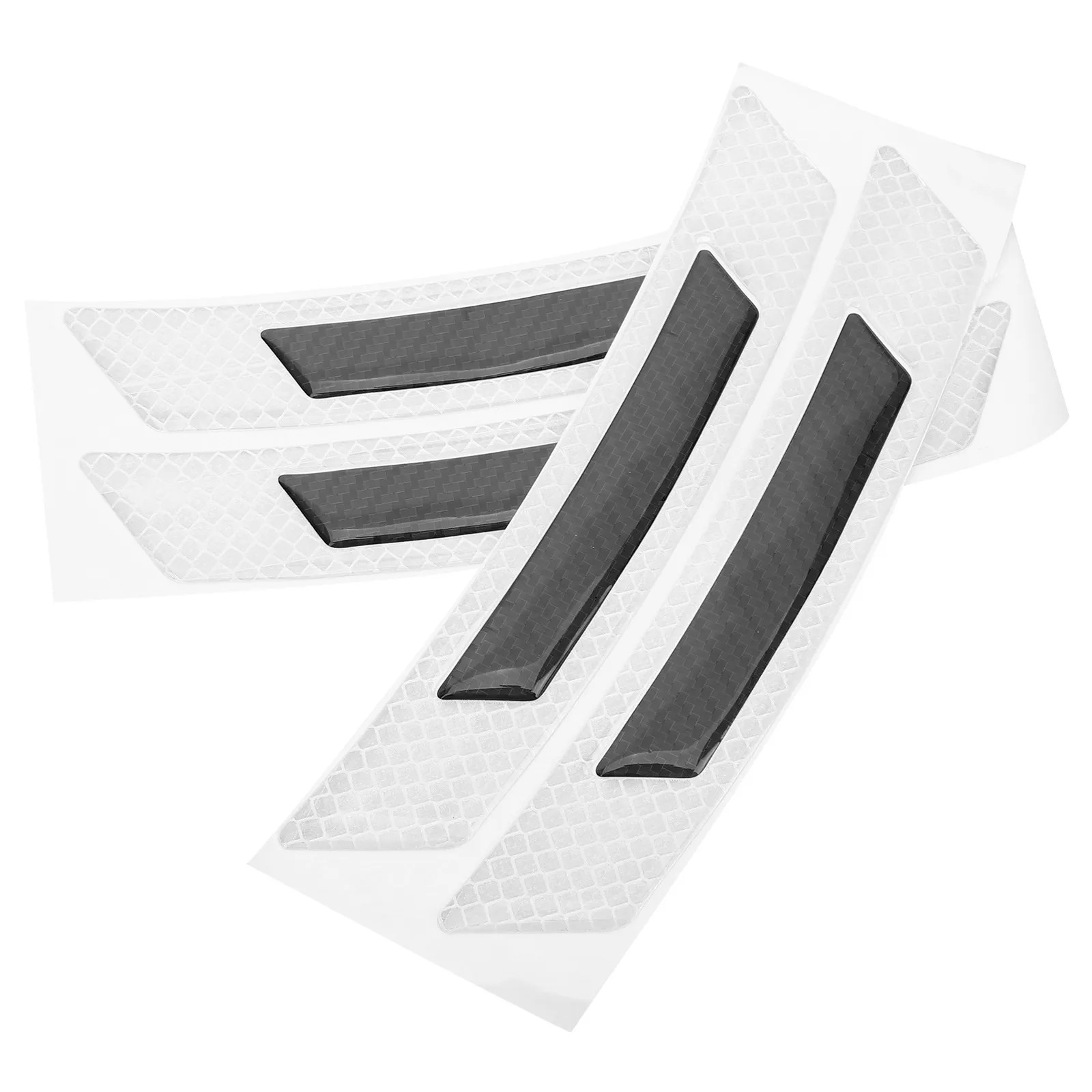 

2 Sets Stickers Car Reflective Decorative Night Visibility Door Decals for Cars