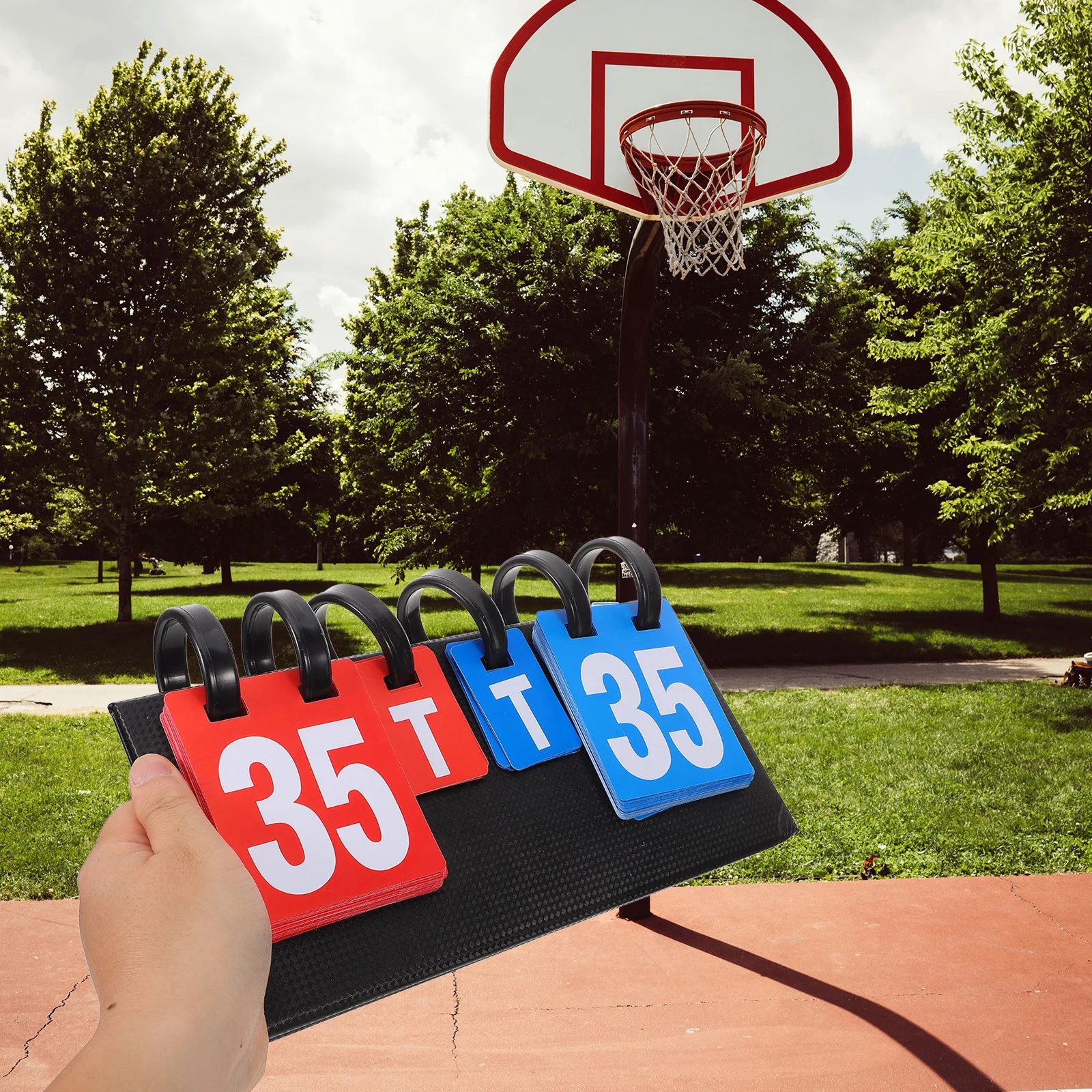 Tableau de bord de Pong de basket-ball Portable, tableau de bord à rabat en Pvc pour événements sportifs, comptoir extérieur de table, léger et Durable