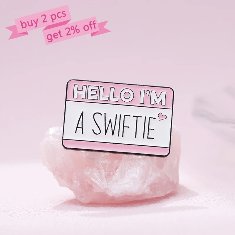 Word Quotes Enamel Pins Custom HELLO I'M THE Problem Brooches Lapel Badges Funny Jewelry Gift for Kids Friends