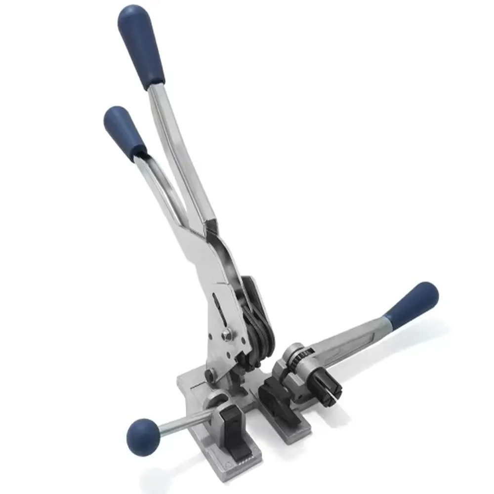 Manual Strapping Banding Tool 3 in 1 Strapping Machine Tensioner Sealer Cutter for 1/2
