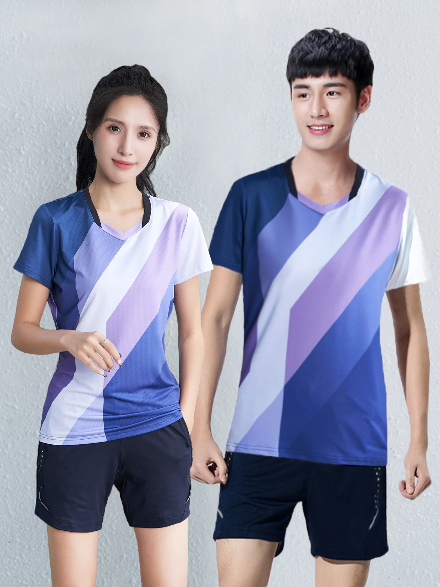 Women Badminton Training Slim Shirts Breathable Table Tennis Short Sleeve Sportswear Ping Pong Quick Dry Gym Outwork Skirt