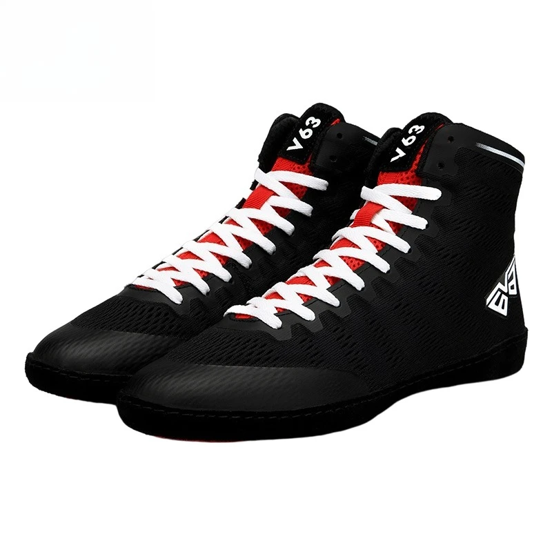 Lightweight Wrestling Shoes for Men Outdoor Male Sports Training Sneaker Black Boxing Gym Man Professional Sneakers