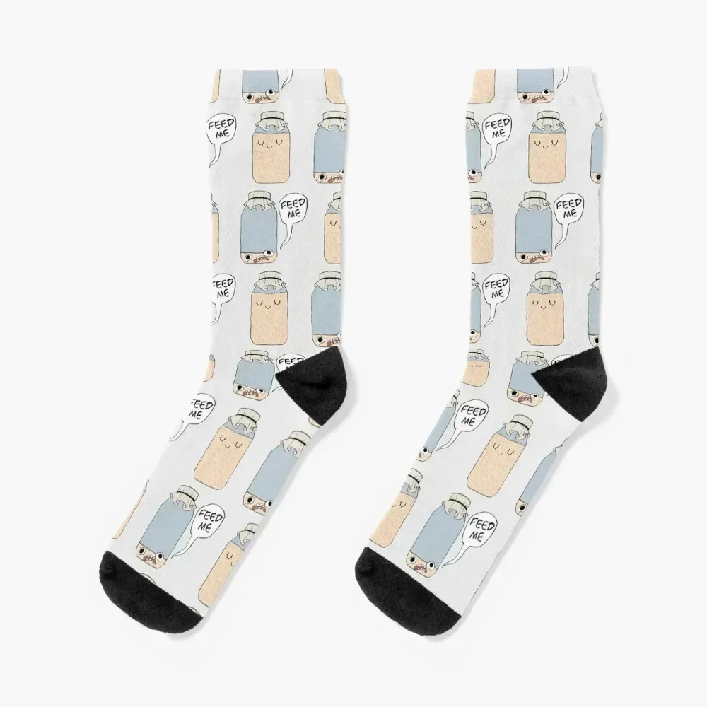 

Sourdough Starter Jar Socks designer summer football Crossfit Socks Woman Men's Non-slip set gift Men Socks Luxury Brand Women's