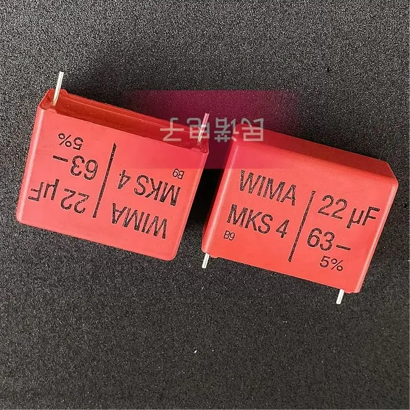 

2/5/10/20pcs German WIMA Film Capacitor MKS4 63V 22UF 63V 226 Pitch 27.5mm Audio passive capacitor