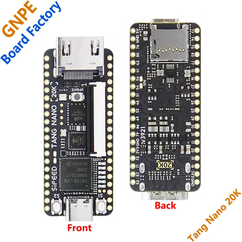 

Плата разработки LicheeTang Nano 20K FPGA, игровая консоль на RISC-V с Linux и открытым исходным кодом