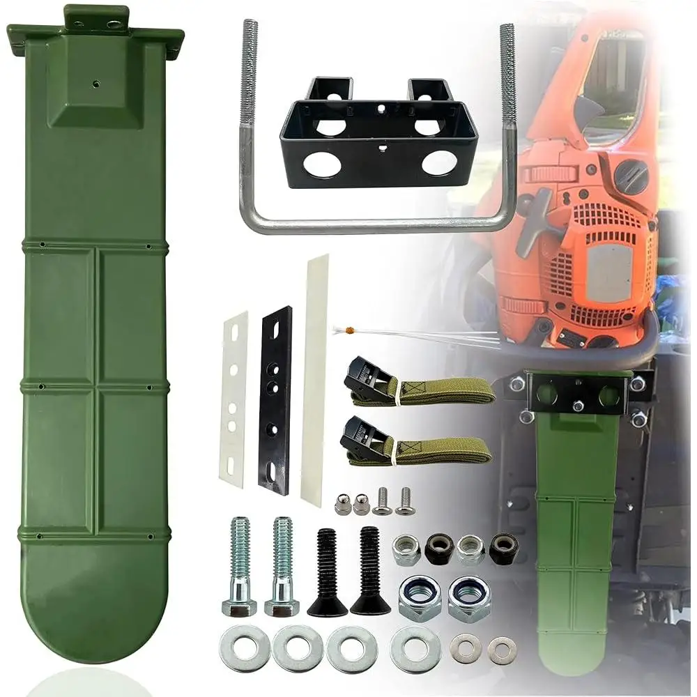 Universal Chainsaw Carrier Mounting Kit Tractors ATVs UTVs Trucks Utility Vehicles Chainsaw Holder Safe Storage Transport