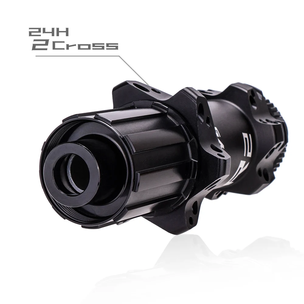 ZTTO R2 Road Bike Disc Brake 36T Star Ratchet Hub 12x142 DT Straightpull 24Hole Maza Ultralight Lock Center Bicycle Thru Axle QR
