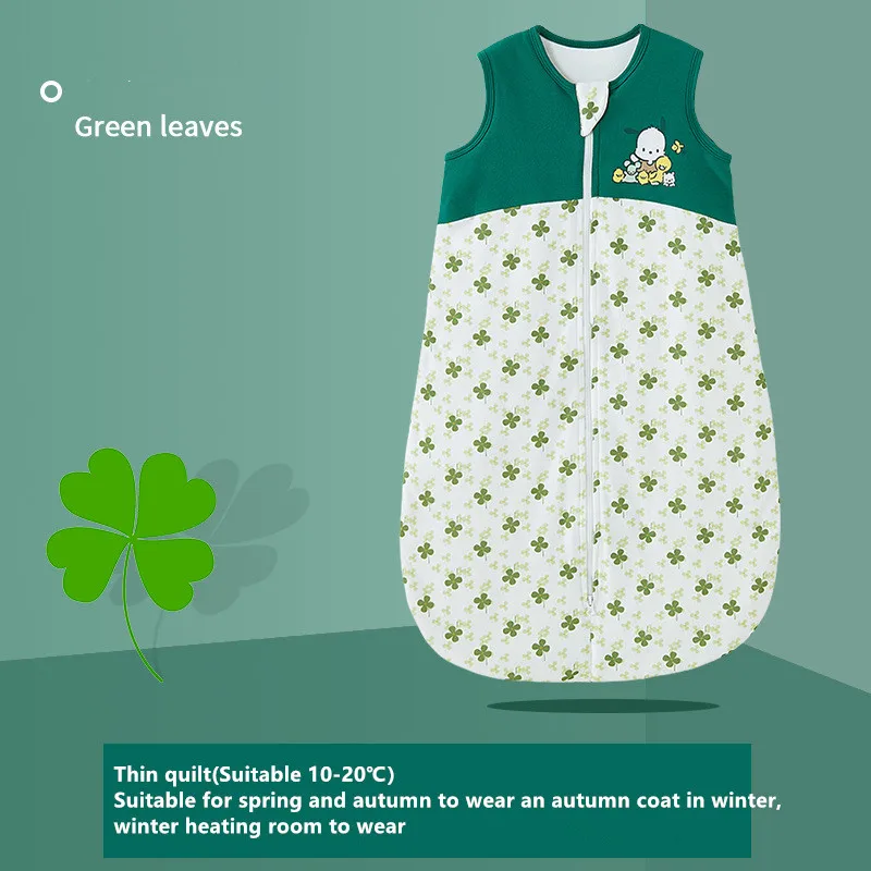 

Cute patterns 1.5tog winter cozy sleeveless in stock baby sleeping bags