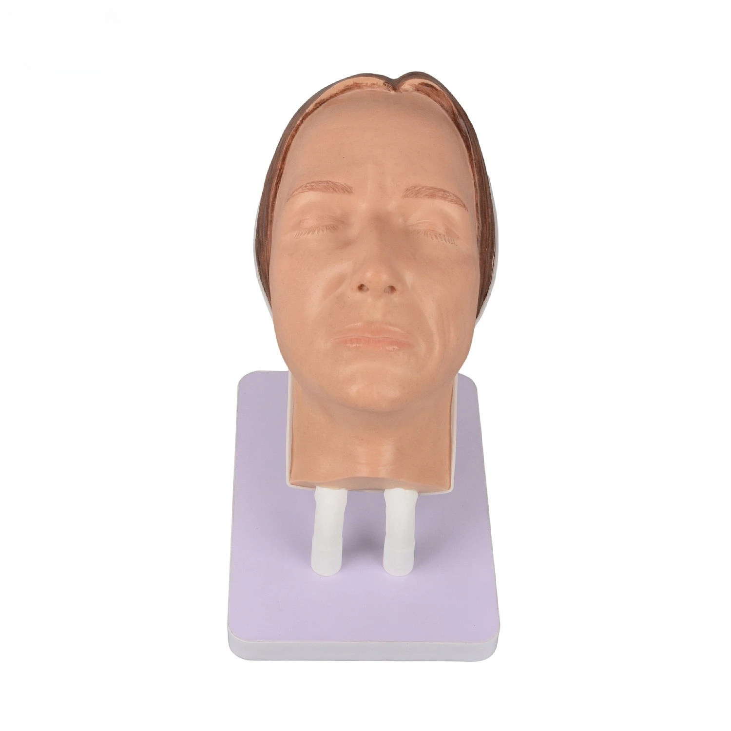 Cosmetic injection emulator facial injection mannequin