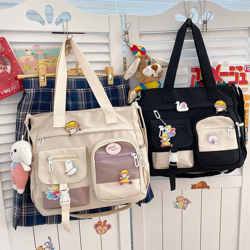 

Сумки на плечо, молодежная модная версия, водонепроницаемая парусиновая женская нейлоновая женская сумка-мессенджер, повседневная женская сумка через плечо, Sac