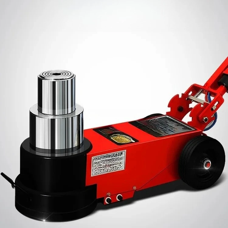 80 Ton Pneumatic Hydraulic Floor Jack Heavy Duty Air Jack for Truck Lifting