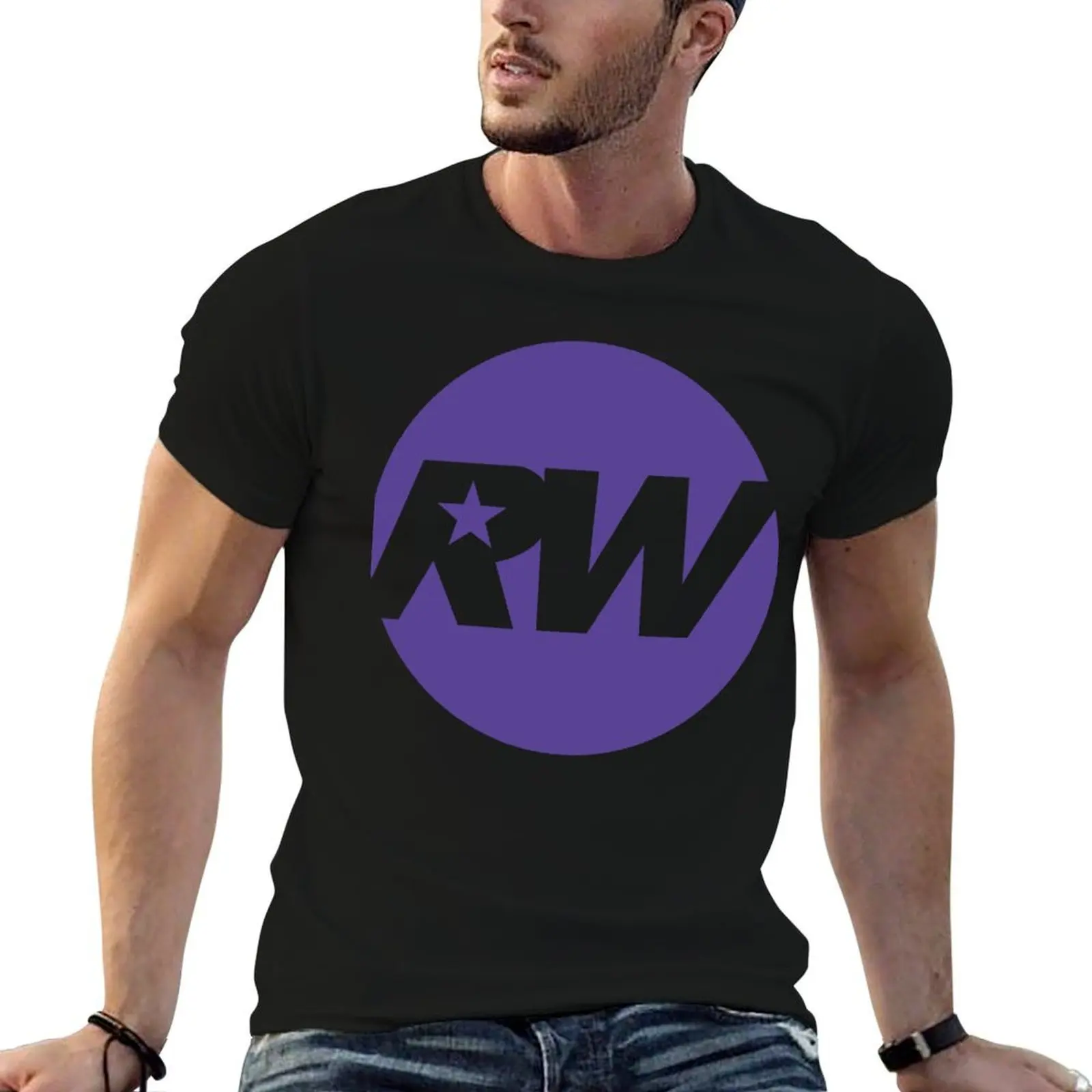 Robbie Williams Logo T-Shirt Anti-Wrinkle Short Sleeve T-Shirt