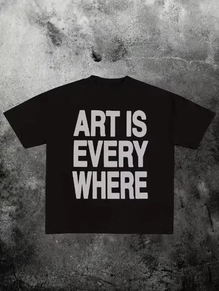 Art Is Everywhere Graphic T-Shirt — product information 1