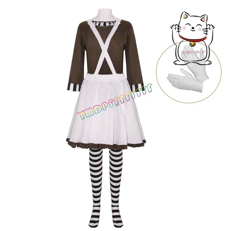 CyHot Oompa Role Playing Loompa Movie Charlie Disguises Wig Chocolate Fantasy Costume Adult Halloween Carnival Party Gift New