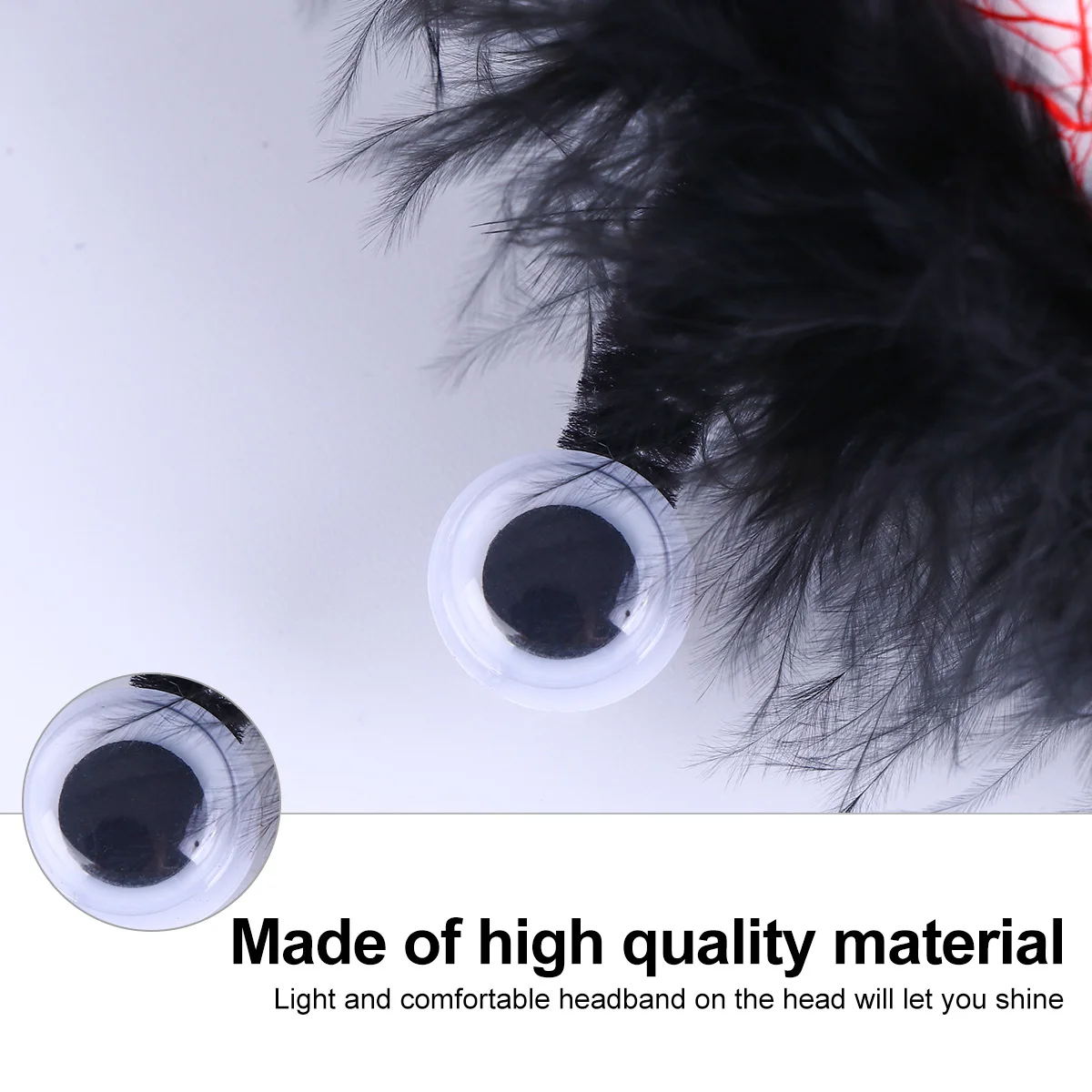 

2Pcs Eyeball Halloween Headband Rose Party Hairband Creative Costume Headdress Birthday Performance Party Hairband