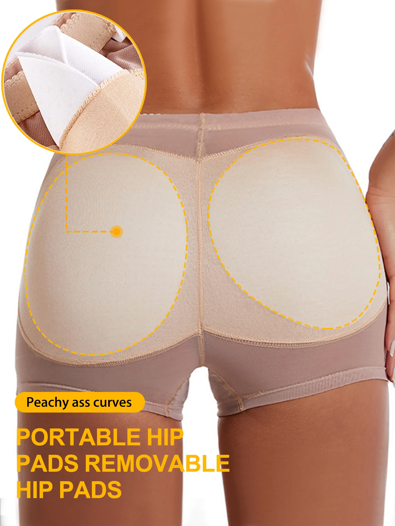 الإسفنج الوسادة سراويل بعقب رافع الملابس الداخلية وهمية الحمار بعقب المشكل سراويل الأرداف محسن منتصف الخصر المرأة مثير فقاعة بعقب