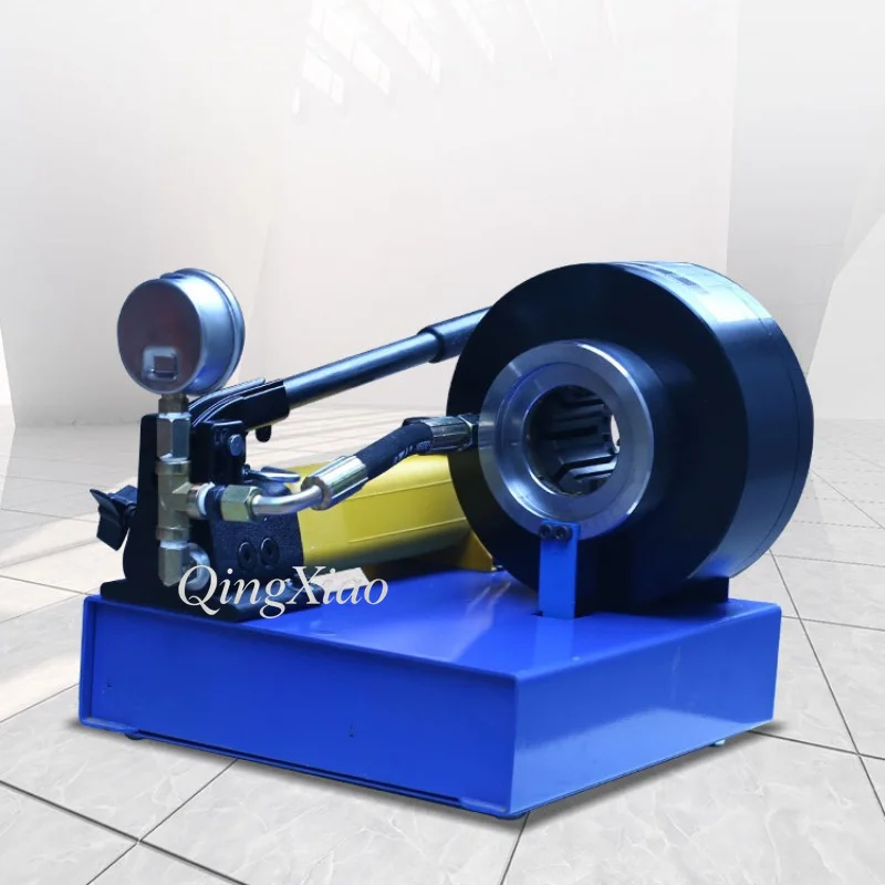 Household Portable Mini Manual Hydraulic Pipe Press Tool  High Pressure Oil Hose Crimping Tube Shrinking Home Maintenance Tools