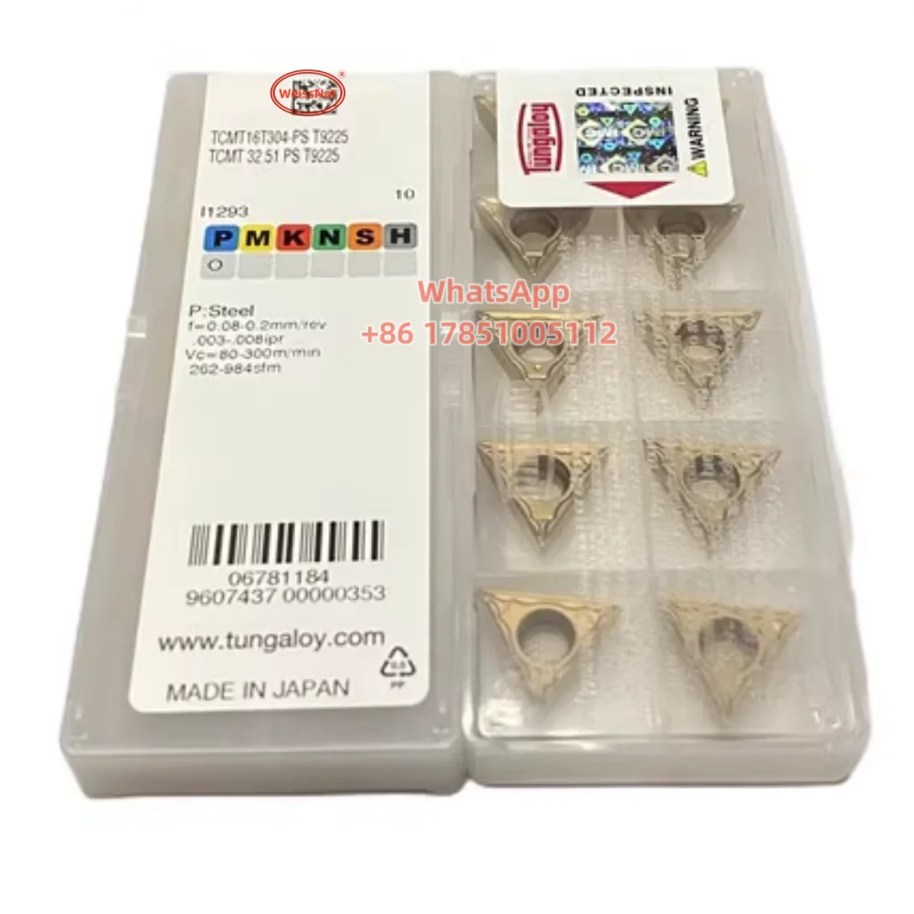 TUNGALOY TCMT090202 TCMT090204 TCMT110202 TCMT110204 TCMT110208 TCMT16T302 TCMT16T304 NS9530 T9115 Carbide Insert TCMT Inserts