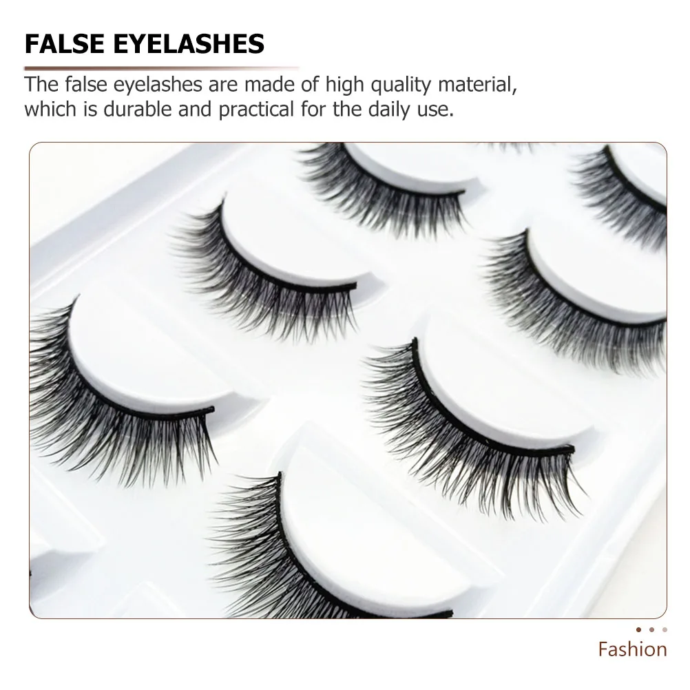 

False Eyelashes Natural Realistic Durable Reusable Lash Extensions For Girl Makeup Beauty Accessory Fake Eyelash