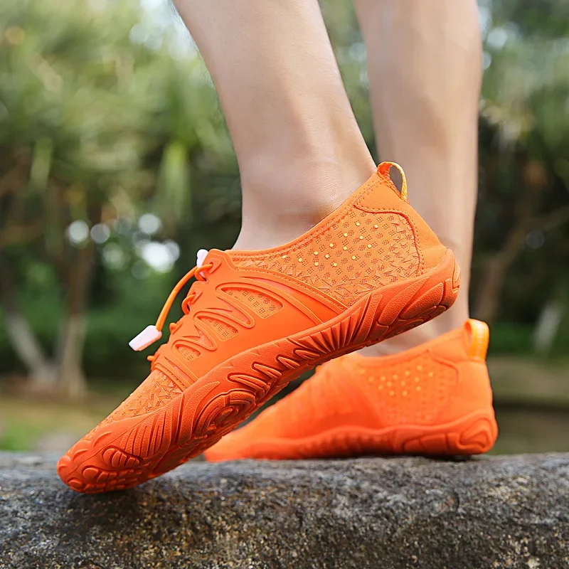 

Men's wear-resistant, anti slip and river tracing shoes, women's mesh breathable hiking shoes, snorkeling sports shoes