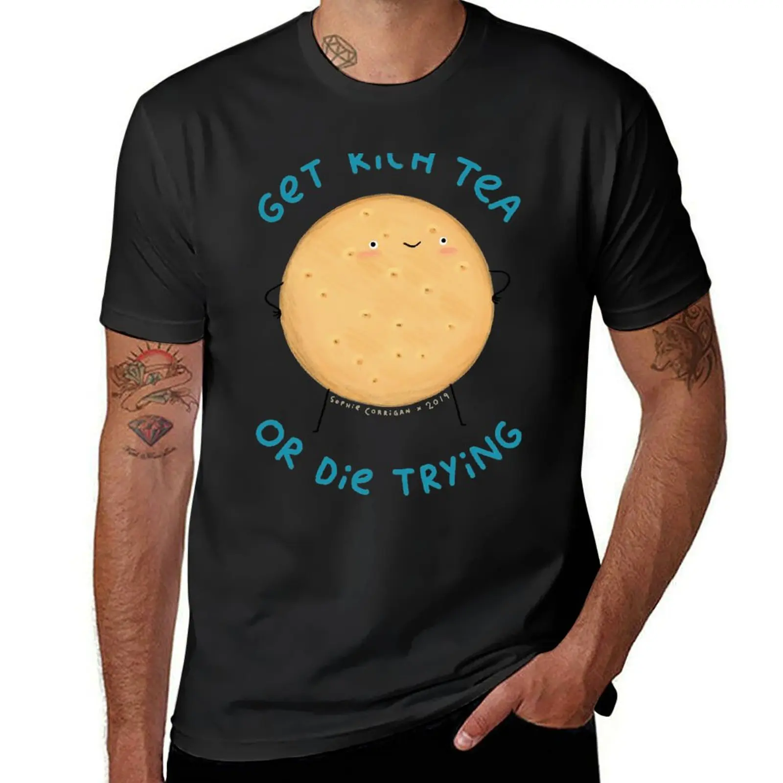 Rich Tea T-Shirt for a boy cute tops Aesthetic clothing mens clothing