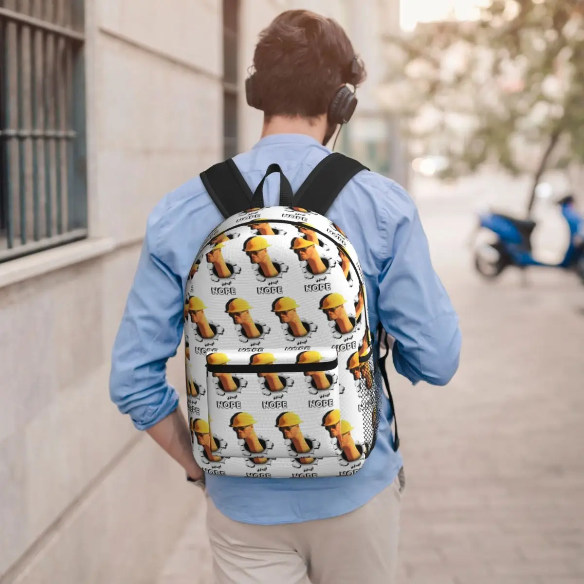 Team Fortress 2 Nope Engineer TF2 Student Backpack School Bag Hiking Travel Daypack for Boys Girls Bookbag Shoulder Bags