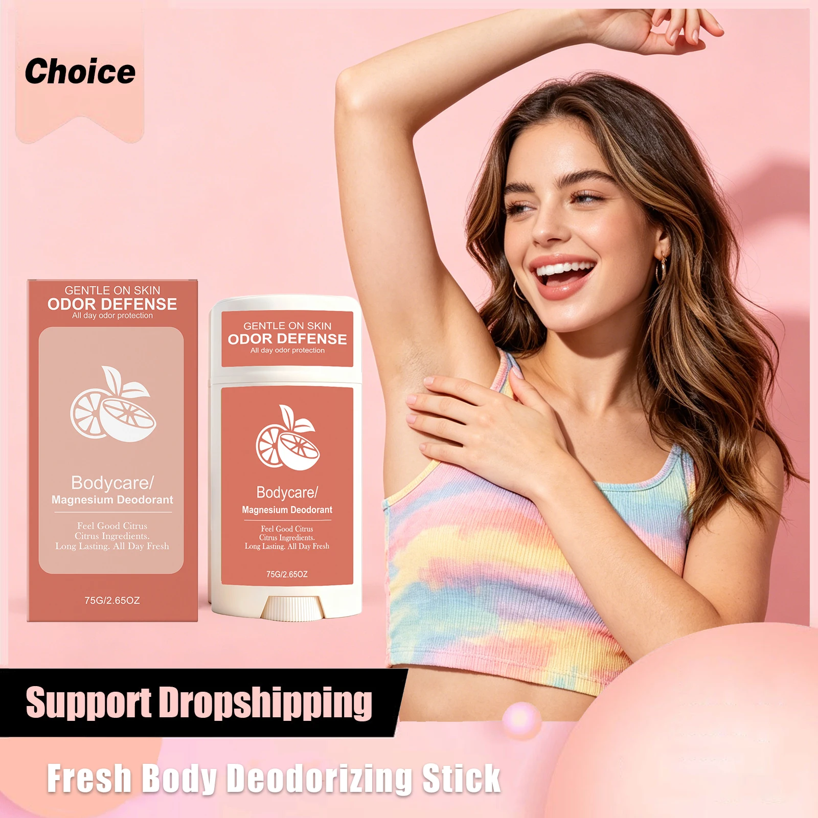 

Citrus Full Boddy Deodorant Stick Lasting Fragrance Refreshing Odor Remover Anti Sweaty Underarm Antiperspirant Deodorant Sticks